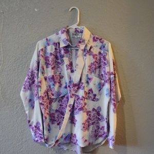 Long Sleeve Floral Blouse